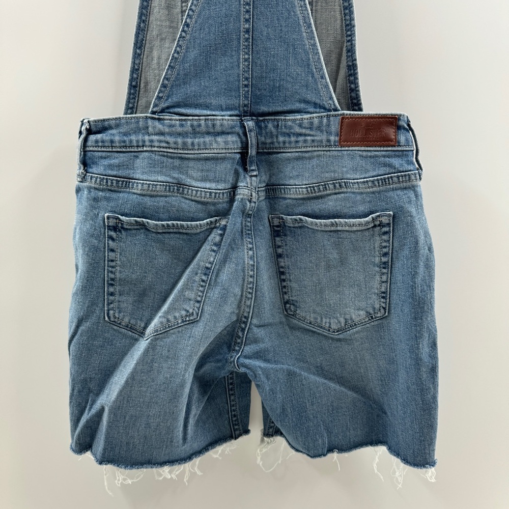 Hollister Boyfriend Overalls Medium Wash Size Small - Picture 6 of 7